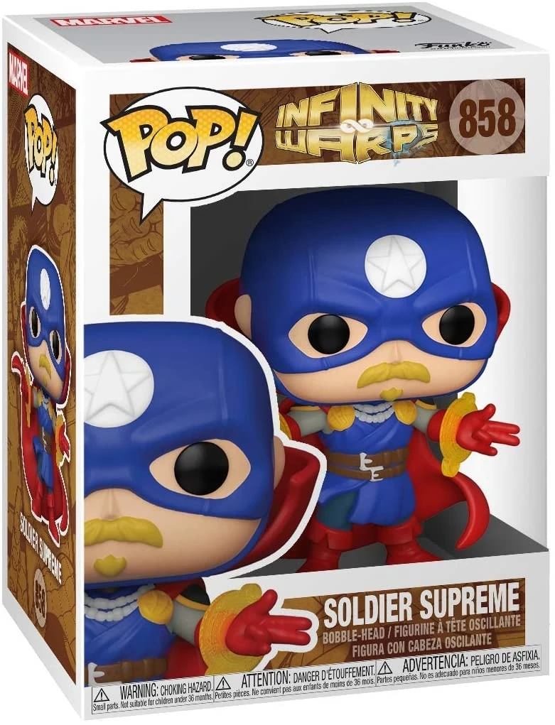 FUNKO Soldier Supreme #858 (Infinity Warps) POP! Marvel 2 FUNKO Soldier Supreme #858 (Infinity Warps) POP! Marvel - Image 2