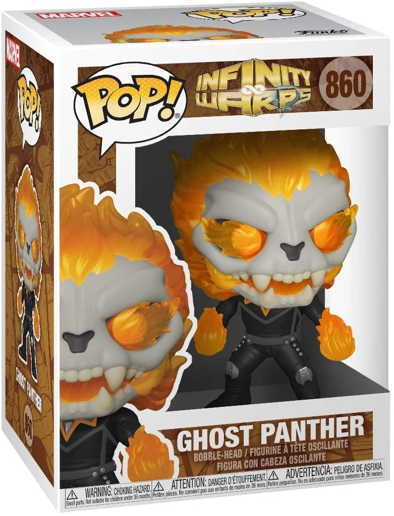 FUNKO Ghost Panther #860 (Infinity Warps) POP! Marvel 2 FUNKO Ghost Panther #860 (Infinity Warps) POP! Marvel - Image 2