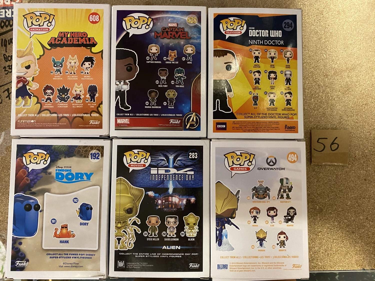 Funko POP! - Damaged Box Set #56 By Funko 2 Funko POP! - Damaged Box Set #56 By Funko - Image 2