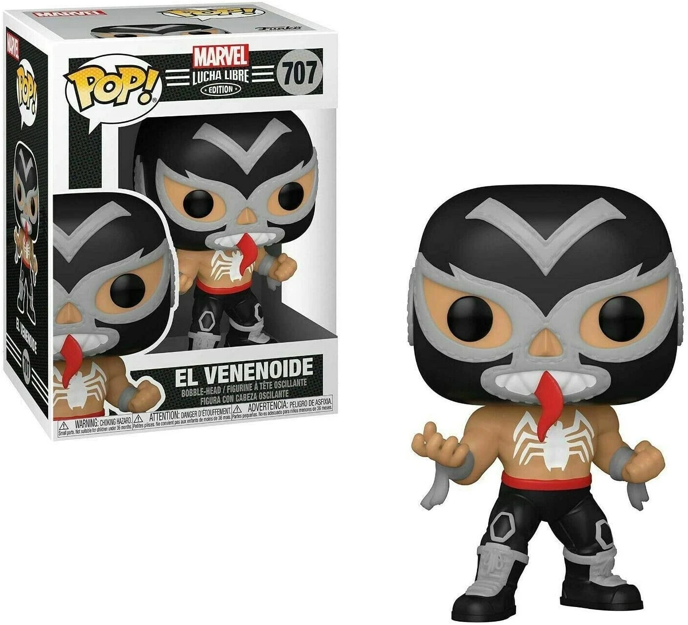 FUNKO El Venenoide #707 (Lucha Libre) POP! Marvel 2 FUNKO El Venenoide #707 (Lucha Libre) POP! Marvel - Image 2