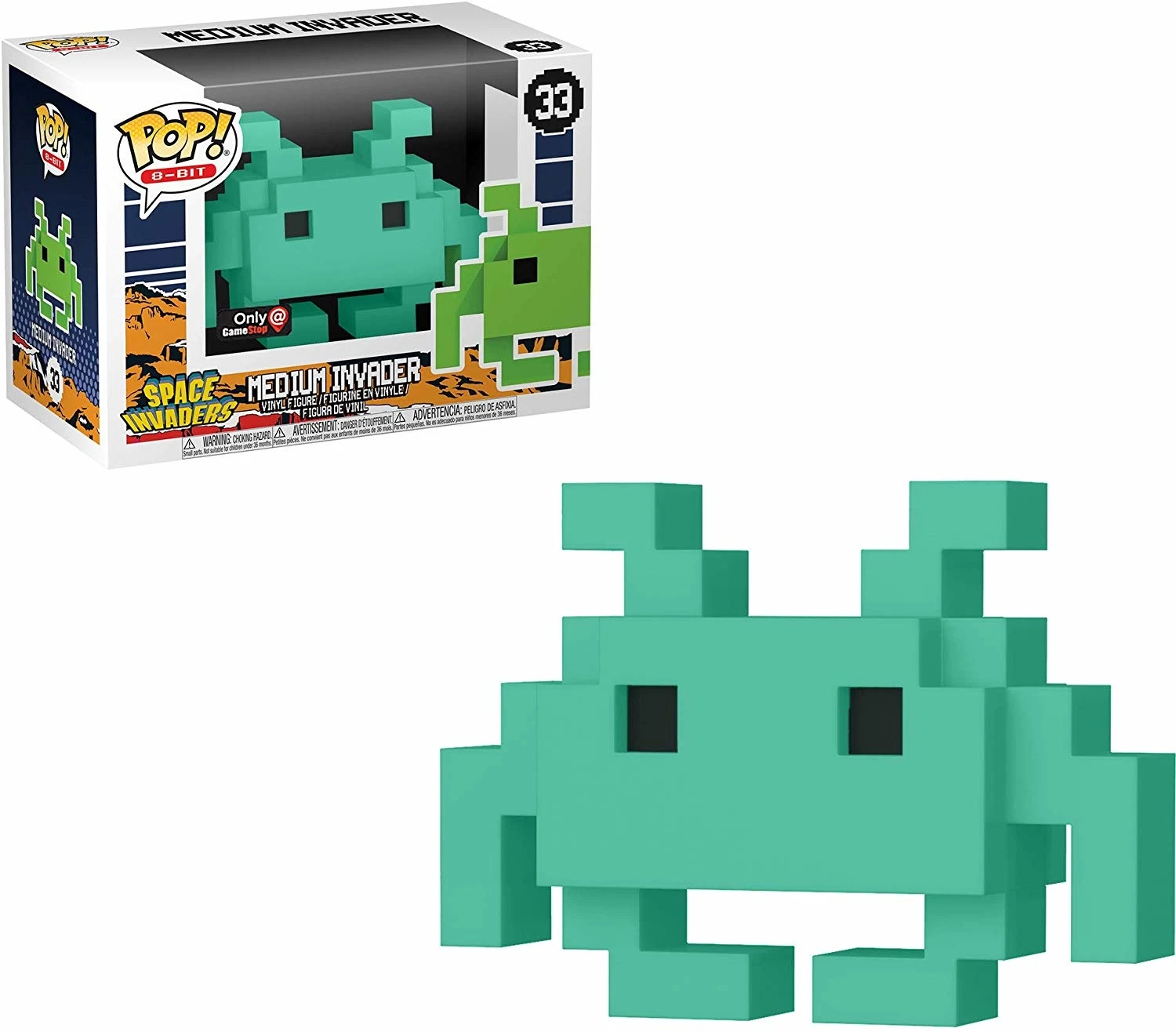 FUNKO Teal Space Invader - #033 - POP! 8-Bit 2 FUNKO Teal Space Invader - #033 - POP! 8-Bit - Image 2