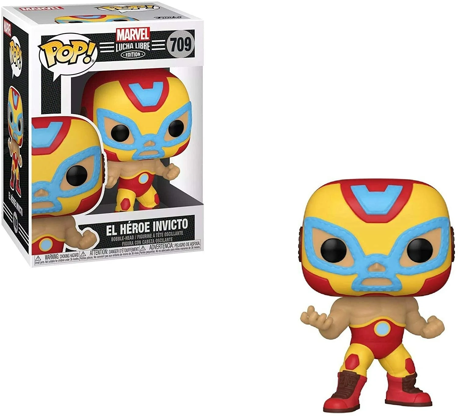 FUNKO El Héroe Invicto #709 (Lucha Libre) POP! Marvel 2 FUNKO El Héroe Invicto #709 (Lucha Libre) POP! Marvel - Image 2