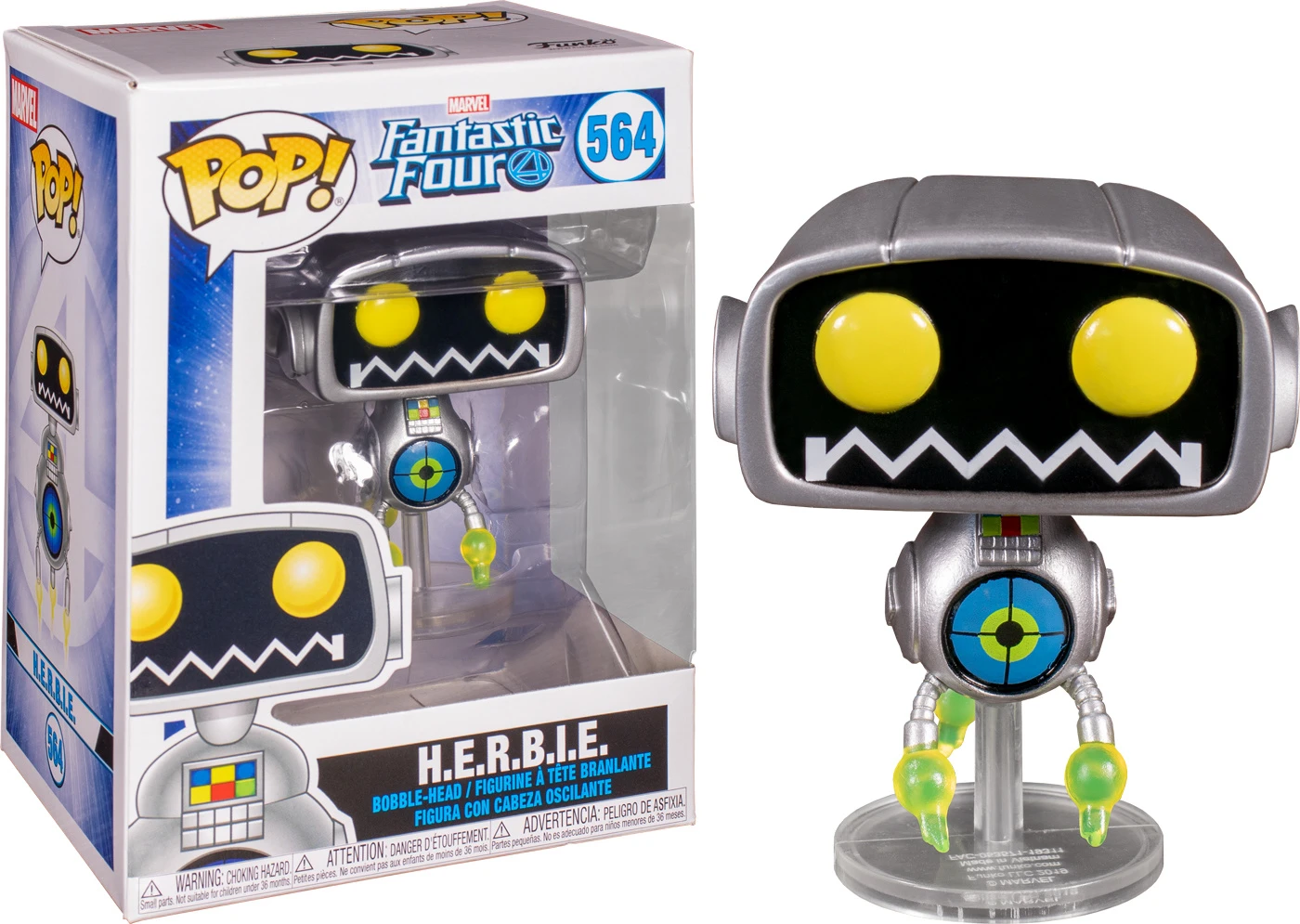 FUNKO H.E.R.B.I.E. #564 (Fantastic Four) POP! Marvel 2 FUNKO H.E.R.B.I.E. #564 (Fantastic Four) POP! Marvel - Image 2
