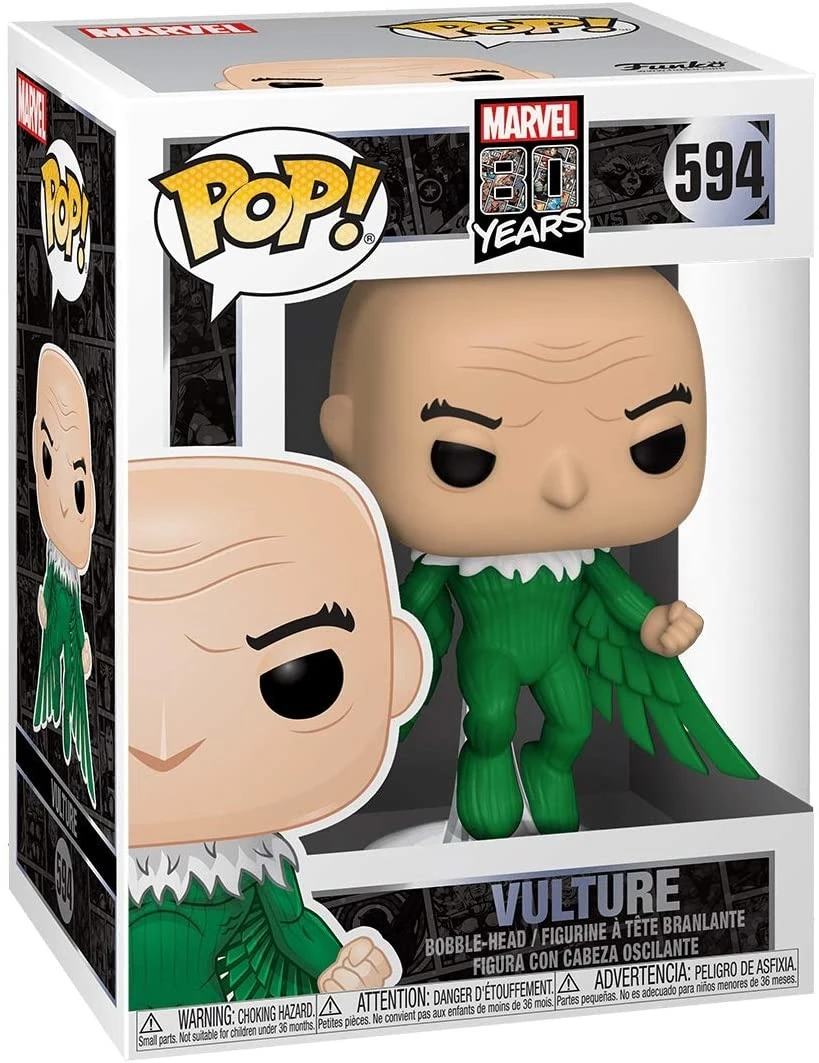 FUNKO Vulture #594 (80 Years: First Appearance) POP! Marvel 2 FUNKO Vulture #594 (80 Years: First Appearance) POP! Marvel - Image 2