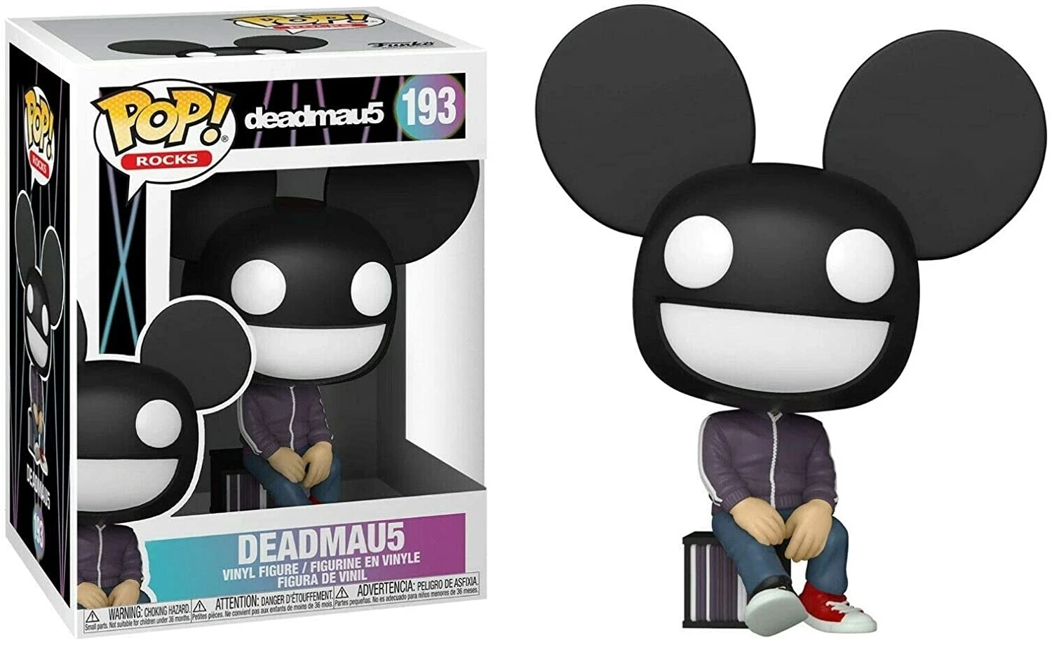 FUNKO Deadmau5 #193 (Sitting) POP! Rocks 2 FUNKO Deadmau5 #193 (Sitting) POP! Rocks - Image 2