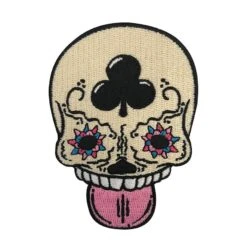 Calavera (Vanilla) Embroidered Patch By Kloes
