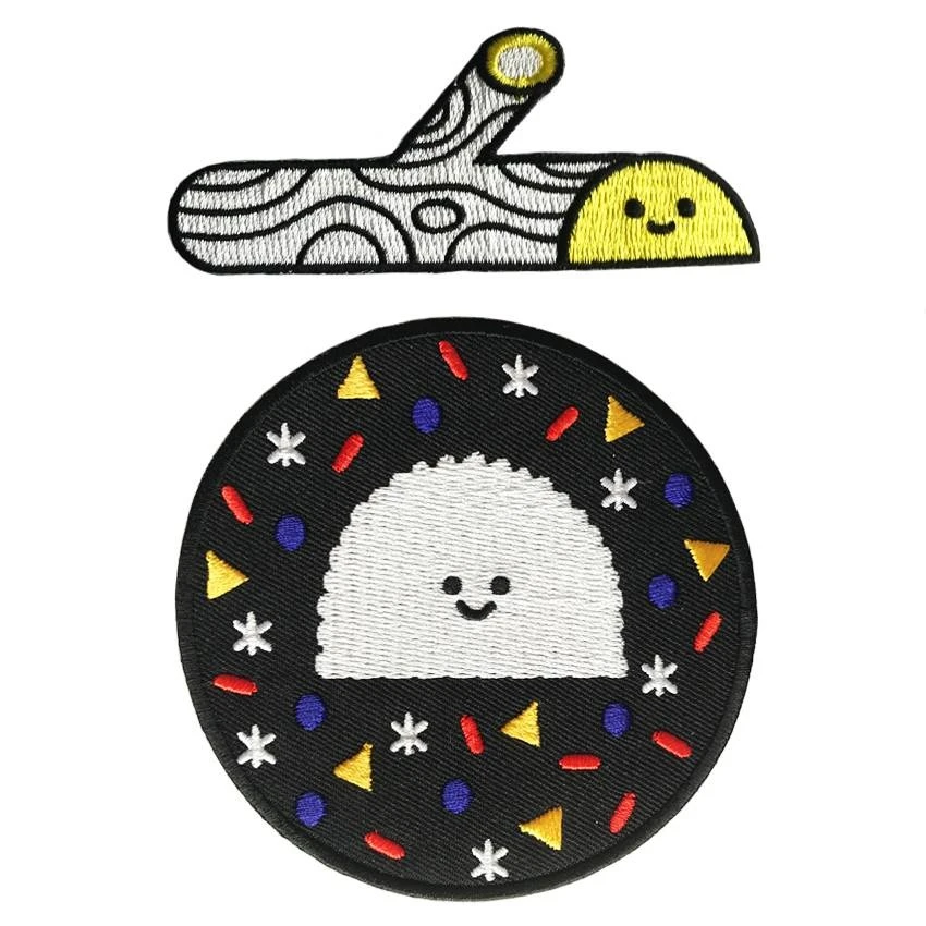 Treeson Embroidered Patch Set (Yellow & Black) By Bubi Au Yeung 1 Treeson Embroidered Patch Set (Yellow & Black) By Bubi Au Yeung