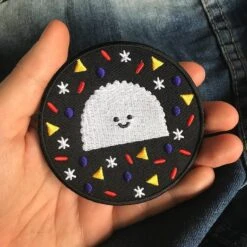 Treeson Embroidered Patch Set (Yellow & Black) By Bubi Au Yeung 8 Treeson Embroidered Patch Set (Yellow & Black) By Bubi Au Yeung -Doll Toy Store image 1533