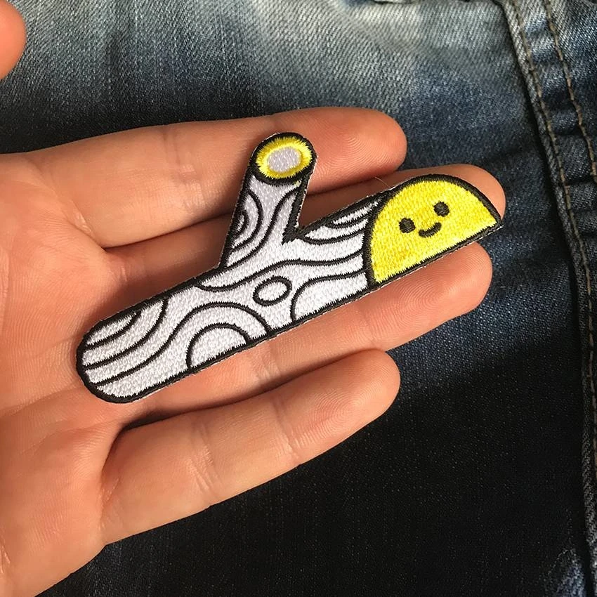 Treeson Embroidered Patch Set (Yellow & Black) By Bubi Au Yeung 5 Treeson Embroidered Patch Set (Yellow & Black) By Bubi Au Yeung - Image 5