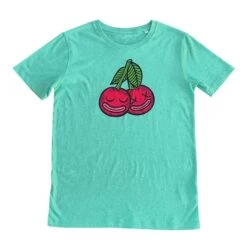 Cherrysh (Mid Heather Green) T-shirt By Kloes