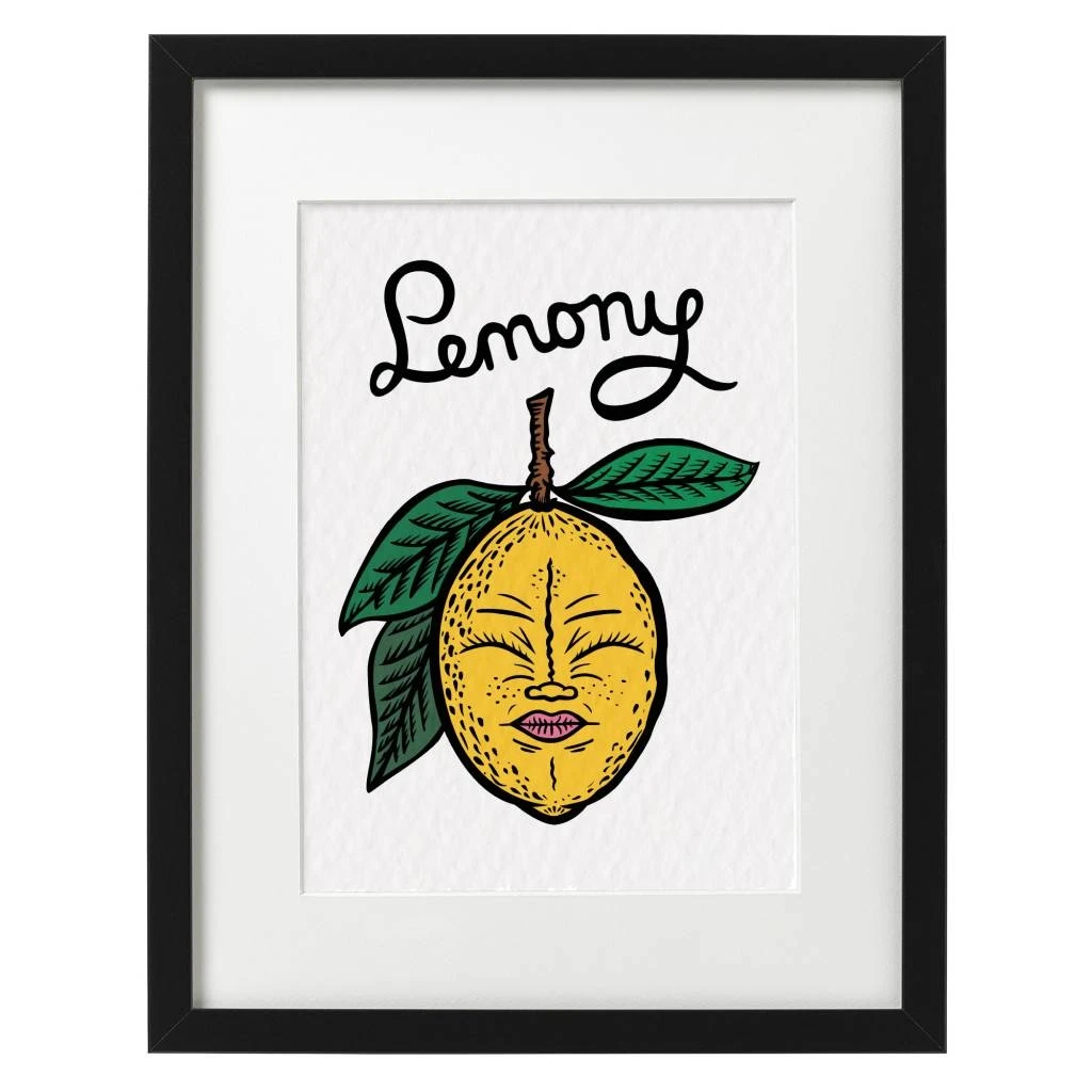 Lemony Print (A3) By Kloes 1 Lemony Print (A3) By Kloes