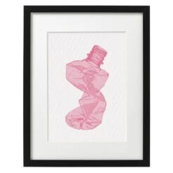 Bottled In Pink Print (A3) By Tjelsie