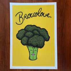 Brocolove Print (A3) By Kloes