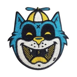 Tommy The Cat (Blue) Embroidered Patch By Ekiem