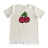 Cherrysh (Vintage White) T-shirt By Kloes