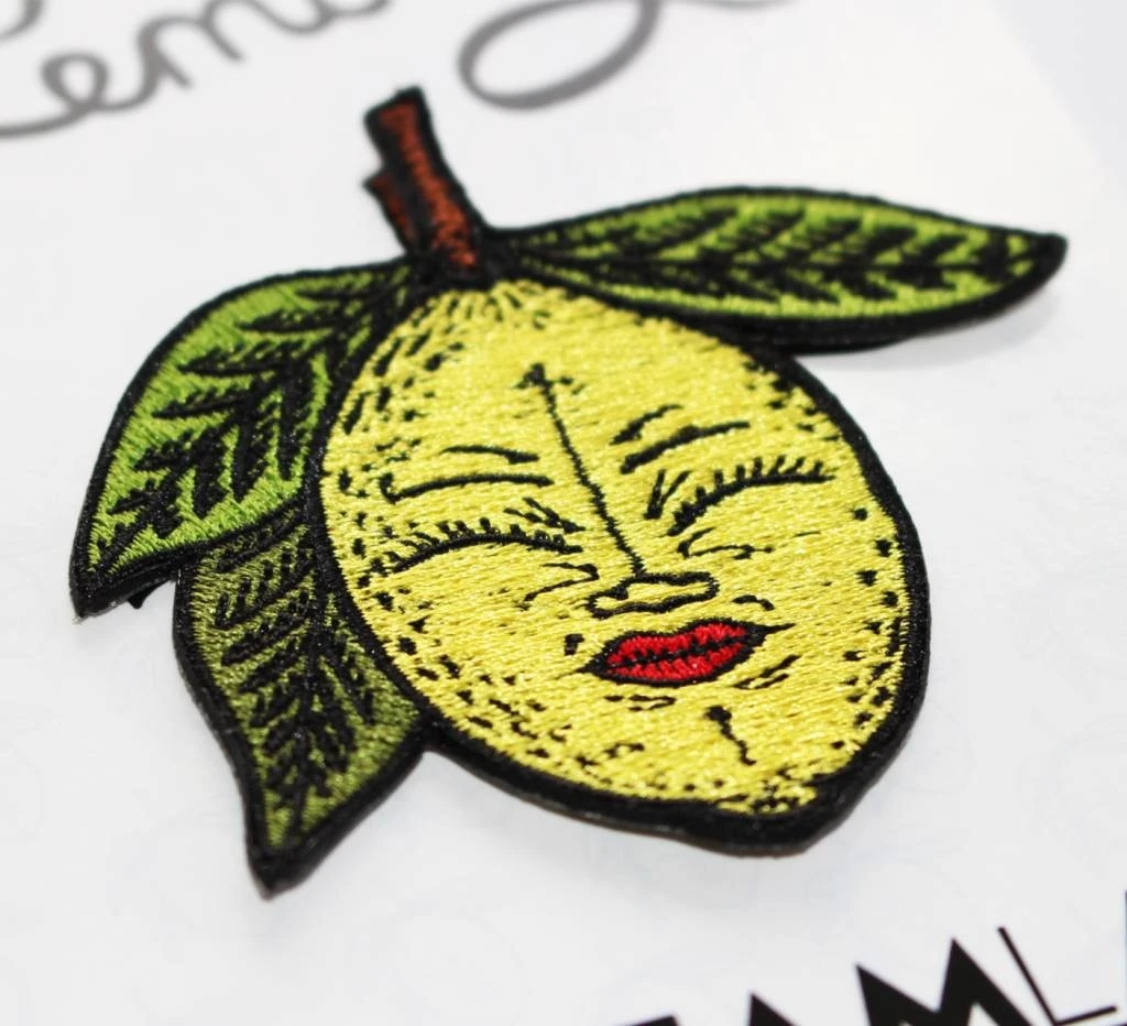 Lemony Embroidered Patch By Creamlab 2 Lemony Embroidered Patch By Creamlab - Image 2