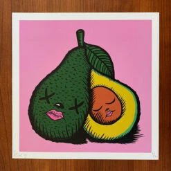 Avocuddle Print (30x30) By Kloes