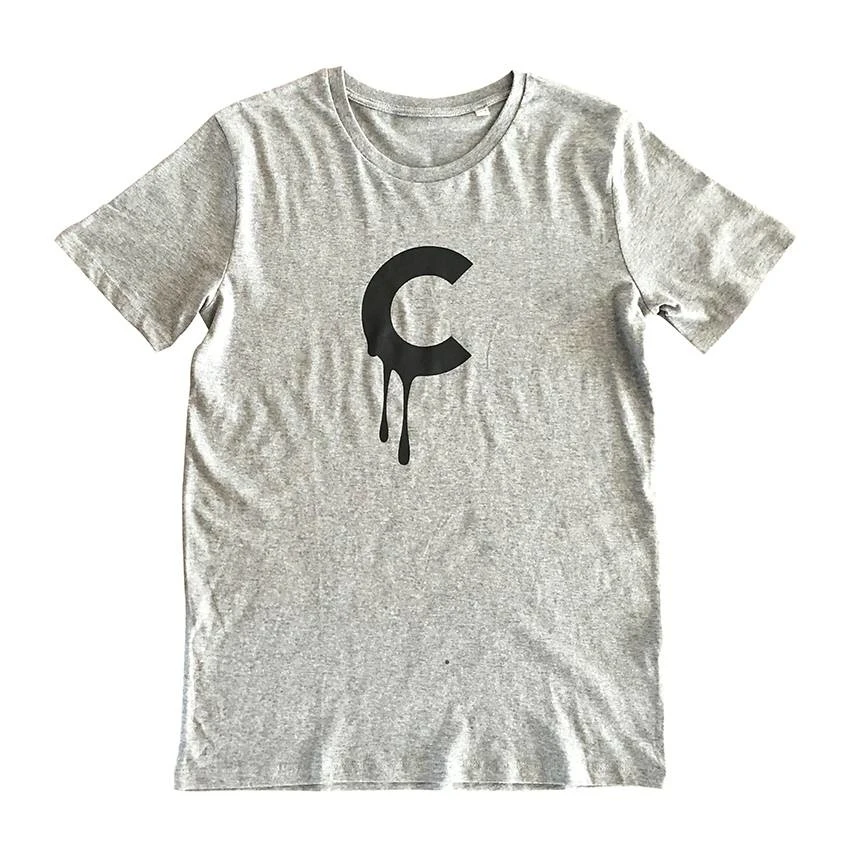 C-drip (Heather Grey) T-shirt By Kloes 1 C-drip (Heather Grey) T-shirt By Kloes