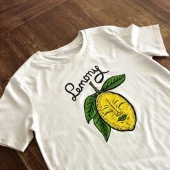 Lemony (Vintage White) T-shirt By Kloes -Doll Toy Store image 1587