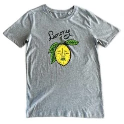 Lemony (Mid Heather Grey) T-shirt By Kloes