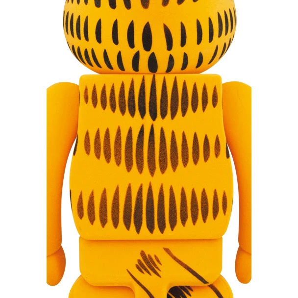400% & 100% Bearbrick Set - Garfield (Flocky Ed.) 2 400% & 100% Bearbrick Set - Garfield (Flocky Ed.) - Image 2