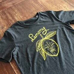 Lemony (Dark Heather Grey) T-shirt By Kloes -Doll Toy Store image 1600