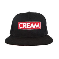 CREAM Snapback (Red & Black) By Kloes
