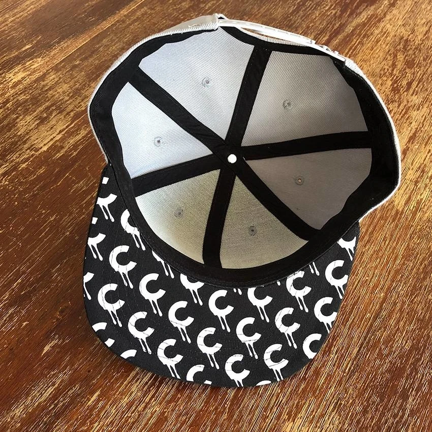 CREAM Snapback (Grey & Black) By Kloes 2 CREAM Snapback (Grey & Black) By Kloes - Image 2