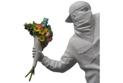 Flower Bomber Sculpture (White) By Banksy X BRANDALISM -Doll Toy Store image 1650
