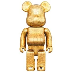 400% & 100% Bearbrick Set - Yu-Gi-Oh! (Millennium Puzzle - Light Ed.)