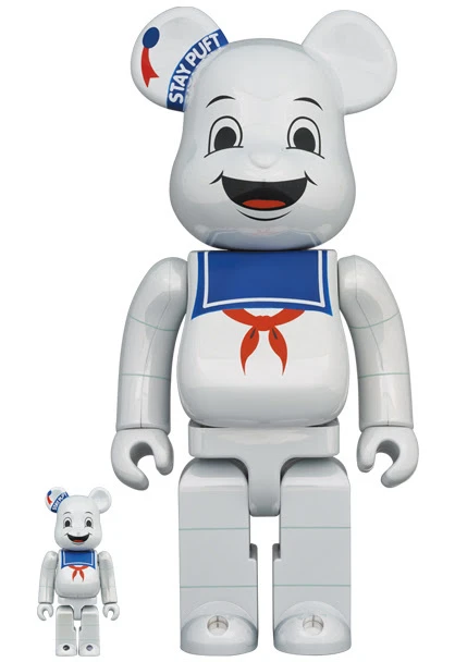 400% & 100% Bearbrick Set - Stay Puft Marshmallow Man (White Chrome) 1 400% & 100% Bearbrick Set - Stay Puft Marshmallow Man (White Chrome)