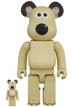 400% & 100% Bearbrick Set - Gromit (Wallace & Gromit)