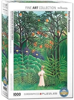 Eurographics Woman In An Exotic Forest Puzzle (1000 Pcs) By Henri Rousseau