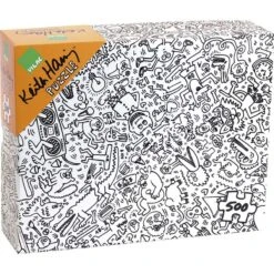 Vilac Haring Collage Puzzle (500 Pcs) By Keith Haring