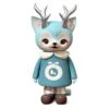 Morris The Cat With Antlers (Blue) By Kaori Hinata