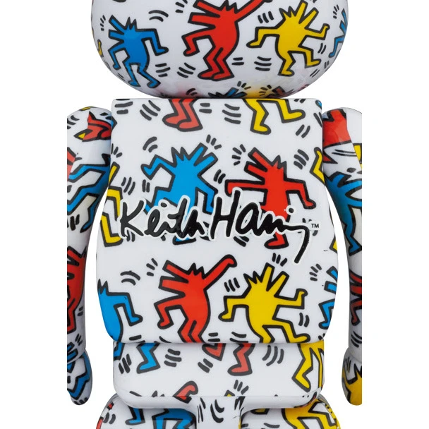 400% & 100% Bearbrick Set - Keith Haring V9 (Dancing Dogs) 2 400% & 100% Bearbrick Set - Keith Haring V9 (Dancing Dogs) - Image 2