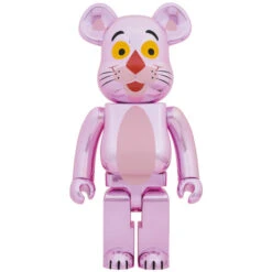 1000% Bearbrick - Pink Panther (Chrome Ed.)