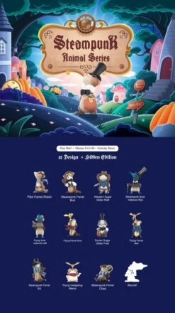 Steampunk Animal Series By Manas X Kamaty Moon 8 Steampunk Animal Series By Manas X Kamaty Moon -Doll Toy Store image 612