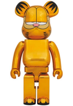 1000% Bearbrick - Garfield (Gold Chrome)
