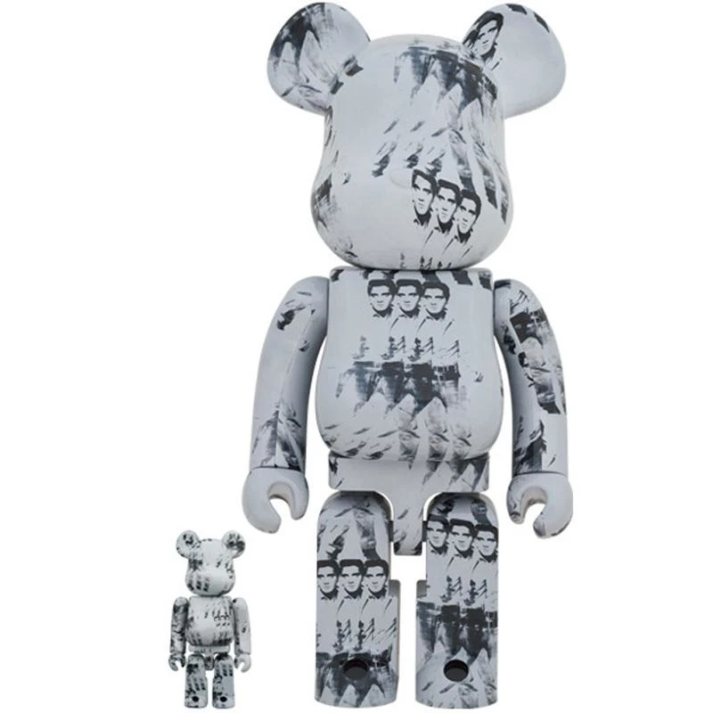 400% & 100% Bearbrick Set - Andy Warhol (Elvis Presley) 1 400% & 100% Bearbrick Set - Andy Warhol (Elvis Presley)