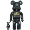 400% & 100% Bearbrick Set - Oasis Knebworth 1996 (Liam Gallagher)