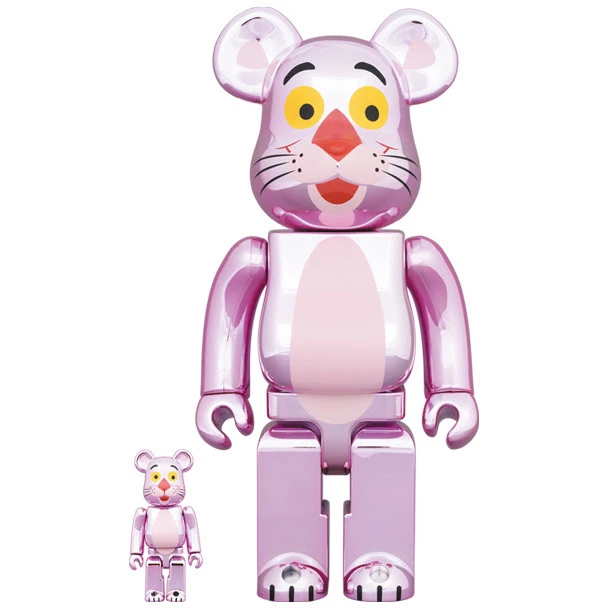 400% & 100% Bearbrick Set - Pink Panther (Chrome Ed.) 1 400% & 100% Bearbrick Set - Pink Panther (Chrome Ed.)