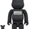 400% & 100% Bearbrick Set - Oasis (Black Rubber)