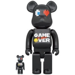 400% & 100% Bearbrick Set - Pac Man X Grafflex (9090 X S.H.I.P & Crew)