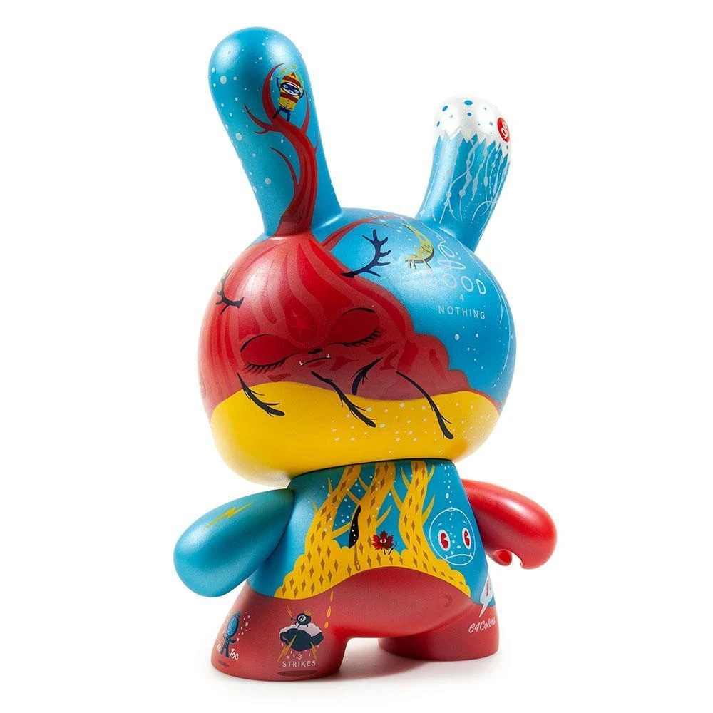 8" Tlaloc Dunny By Jessie Hernandez - Copy 2 8" Tlaloc Dunny By Jessie Hernandez - Copy - Image 2